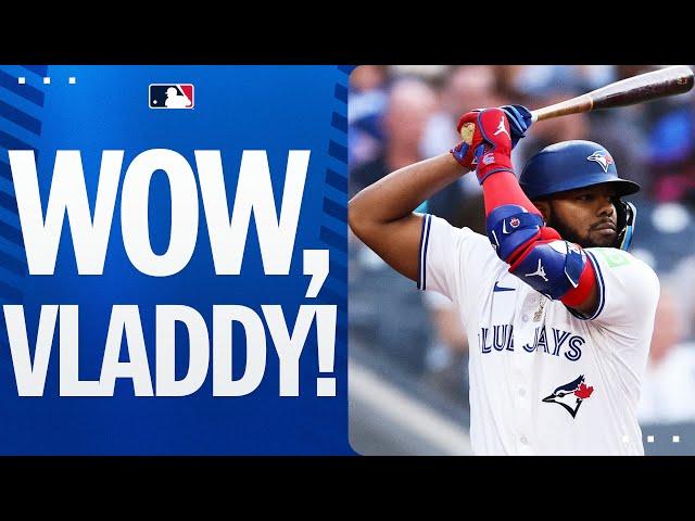 Vladimir Guerrero Jr. DESTROYS this baseball 