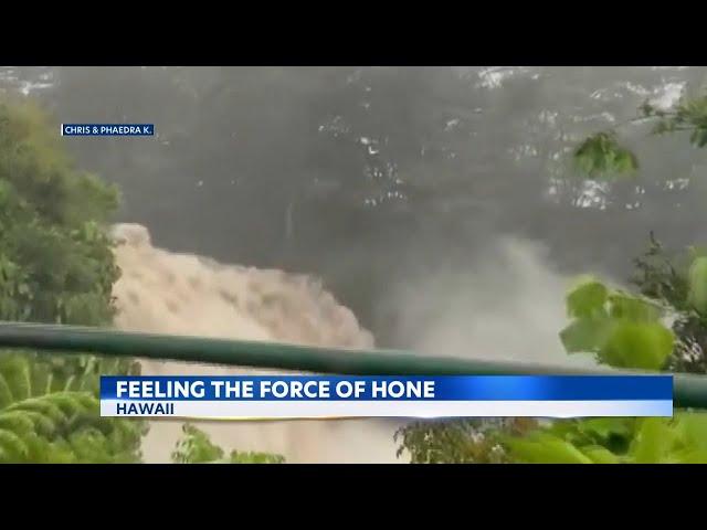 Residents face challenges amid Hurricane Hone weather conditions