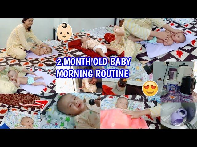 My 2 month old baby morning routine || newborn baby Full day Routine ️|| The Zara world