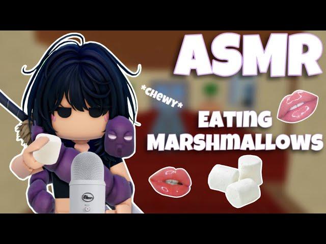 Roblox ASMR ️ Eating Marshmallows!! (Satisfying + CHEWY) MM2