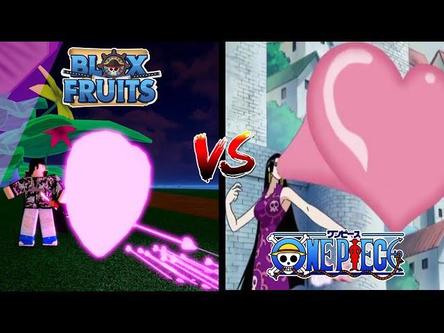 Bloxfruits Love Fruit Rework vs Anime!