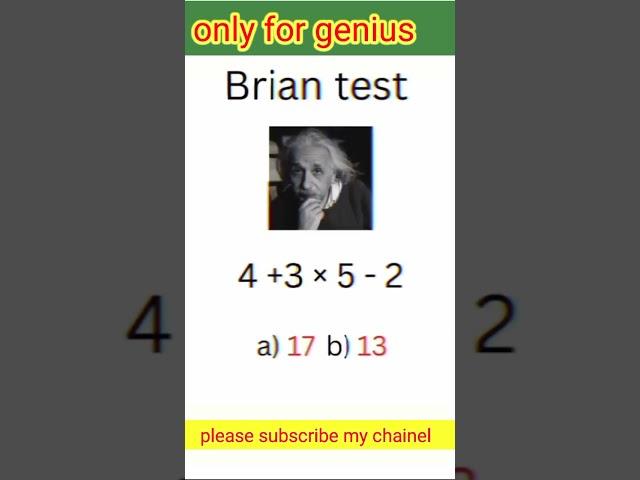 Only for genius/math/maths/mind test/#shorts/#youtubeshort/#youtube/#viral/#motivation/#viralshorts