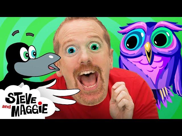 Animal Tree House Magic for Kids with Steve and Maggie | Chocolate | Body Parts | Finger Family