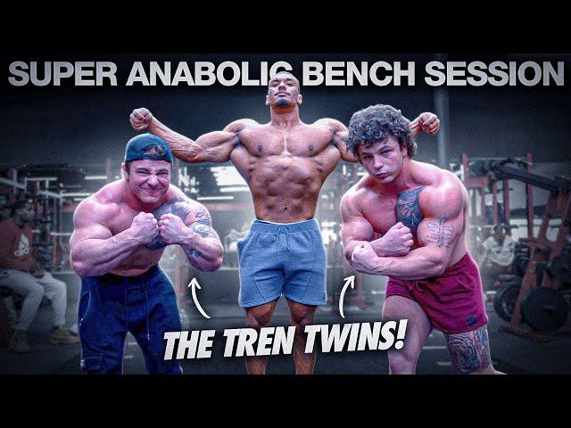 Super Anabolic Bench Session with the Tren Twins!