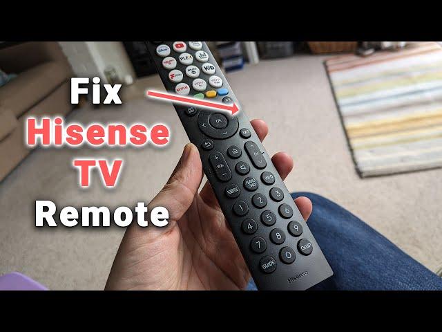 Hisense TV Remote Not Working? | Buttons Broken / No Control? Use this Fix!