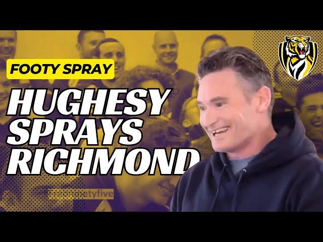 Hughesy Sprays Richmond | AFL #AFL #DaveHughes #richmondfc #throwback #BeforeTheGame