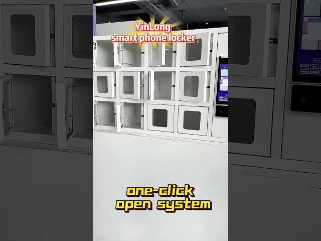 Smart phone storage locker displaying！ #smartlocker