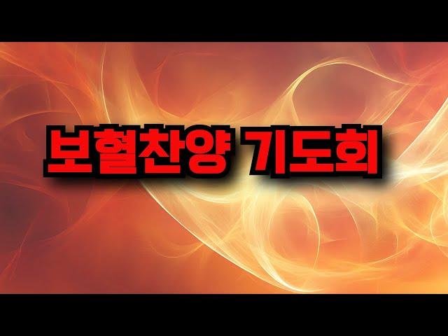 보혈찬양 기도회,김응수TV