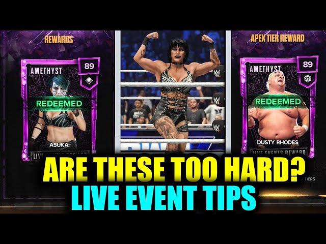 *LIVE EVENT TIPS* How To Unlock Amethyst Asuka & Dusty Rhodes | WWE2K24 MyFACTION