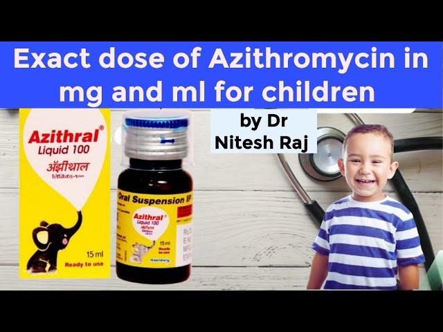 Azithromycin Syrup dosage & side effects #drniteshraj