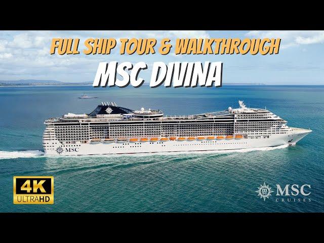 MSC Divina Ship Tour | Full Ship Walkthrough Deck by Deck Updated 2024