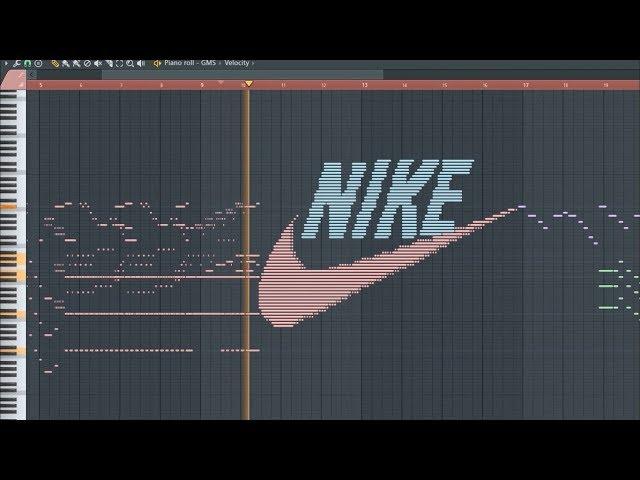 What Nike Sounds Like - MIDI Art