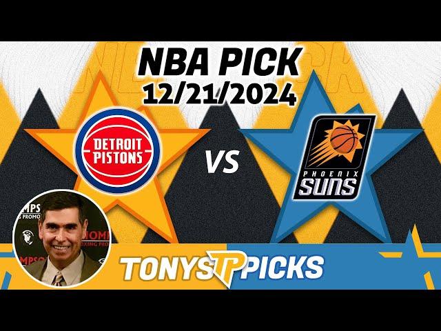 Detroit Pistons vs. Phoenix Suns Pick 12/21/24 NBA Pick for Bet