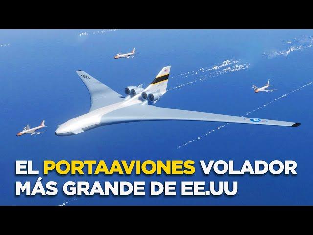 ¡El portaaviones VOLADOR de propulsión NÚCLEAR más GRANDE jamás construido!