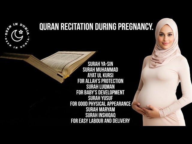 Quran Recitations for Pregnant Woman and Baby| Listen daily|