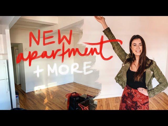 I'M MOVING! First look at my new apartment + more | VLOG