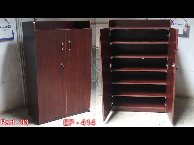 shoe rack | wooden shoe rack | shoe stand | chapel stand | EP.414 | Part-03 | sri maari furnitures