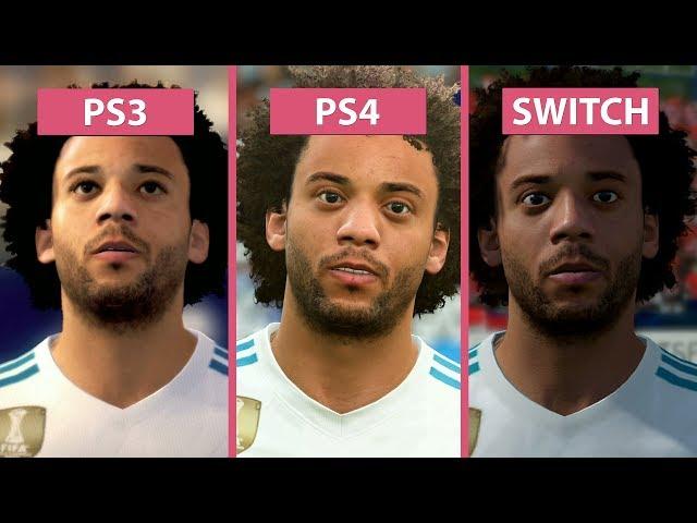 FIFA 18 – Nintendo Switch vs. PS3 vs. PS4 Graphics Comparison