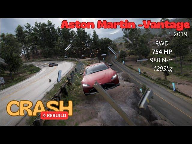 Crash & Rebuild - Aston Martin Vantage - Insane 754hp RWD / POV &  Cinematic - gameplay