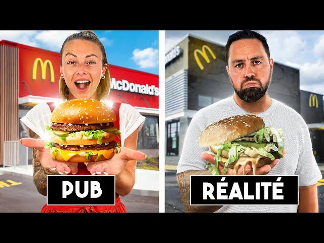 ON VOUS MENT ! PUBLICITÉ VS RÉALITÉ