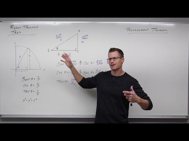 Introduction to Right Triangle Trigonometry (Precalculus - Trigonometry 30)