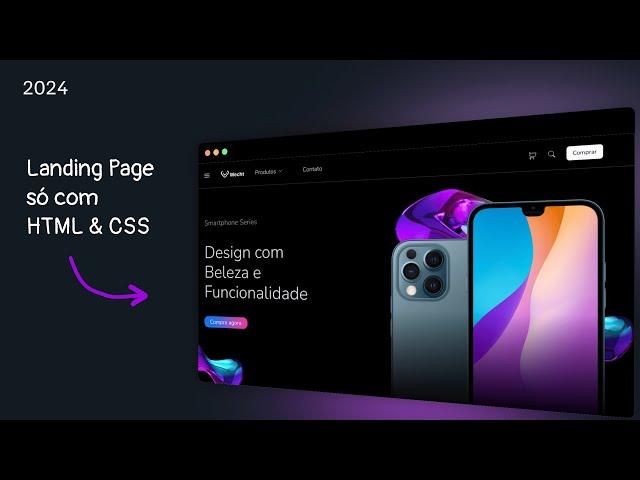 Landing Page Moderna com HTML e CSS: Tutorial Completo para Iniciantes