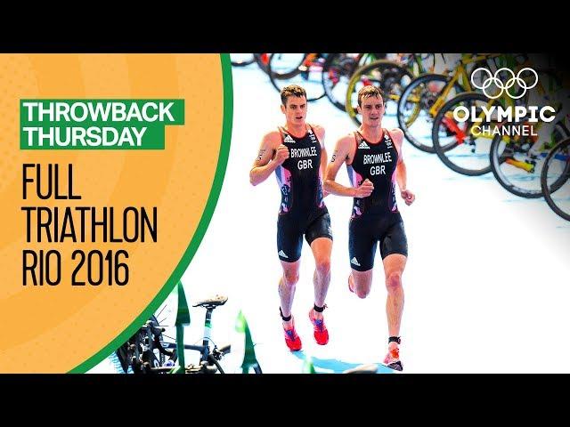 FULL Men's Triathlon - Rio 2016 Replay | Throwback Thursday