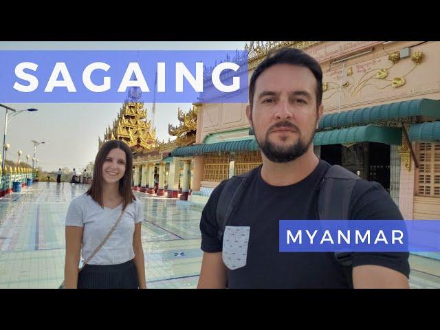 Climbing the hills to admire the countless temples of Sagaing, Myanmar. Look that!