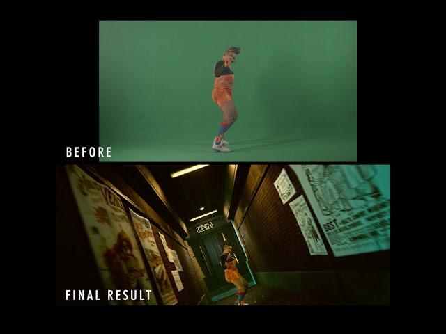 Green screen VFX shots