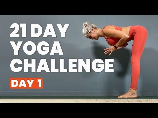 20 Minute Morning Yoga Stretch - 21 days of free live online yoga classes - (Day 1)