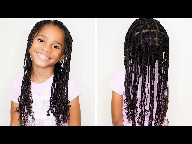 Two-Strand Twists For Little Girls-Natural Hair Tutorial