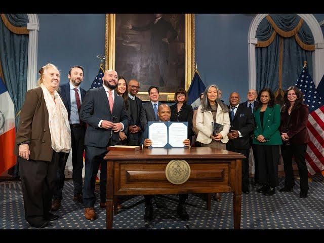 Mayor Eric Adams Holds Bill Signing Ceremony Related to “City of Yes for Housing Opportunity”