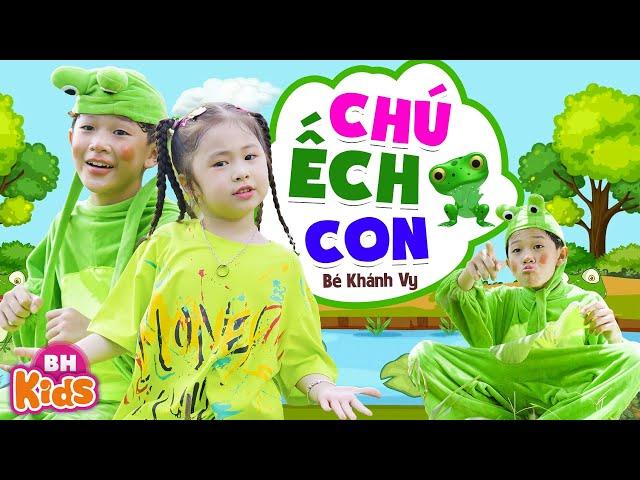 Chú Ếch Con - Bé Khánh Vy | Ca Nhạc Thiếu Nhi kìa chú là chú ếch con, 4K