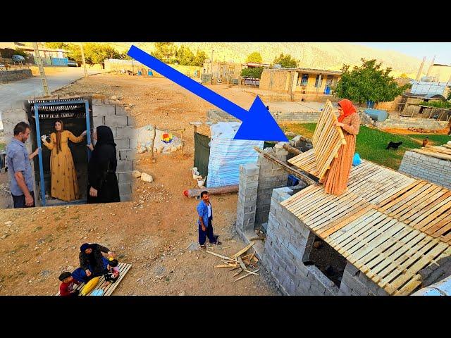 The hero of the family: a young nomadic mother and house builder