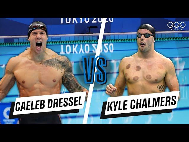 Caeleb Dressel  Kyle Chalmers - 100m freestyle | Head-to-head