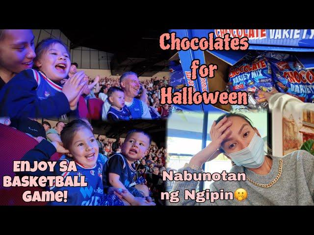 NAGPA BUNOT AKO NG NGIPIN || SUPER ENJOY ANG KIDS MANUOD NG BASKETBALL GAME || Thefewstertv