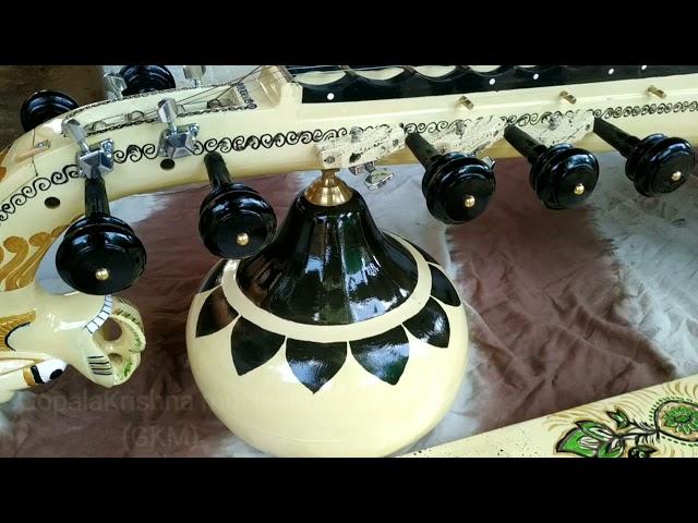 ivory color GKM veena # Nuzvid veena # Gopalakrishna musicals