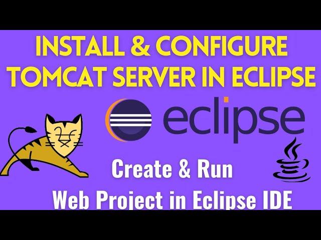 Install & Configure Apache Tomcat 10 in Eclipse IDE (2022) | Configure Tomcat Web Server in Eclipse