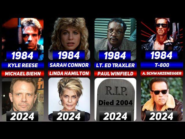 Actors of the film TERMINATOR then and now 40 years later (1984-2024)