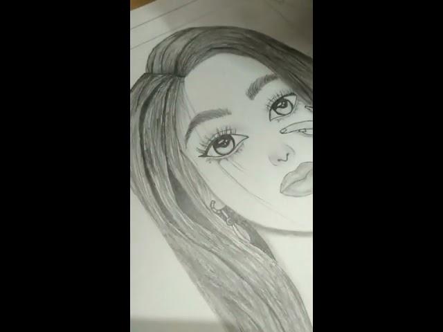 #Beautifulgirldrawing#trendingyoutubeshorts#easyskeching#Shi'sArts