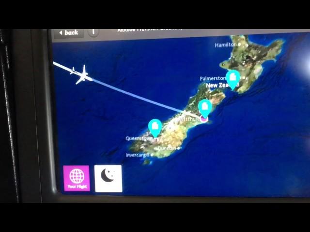 My Sydney to Christchurch Flight