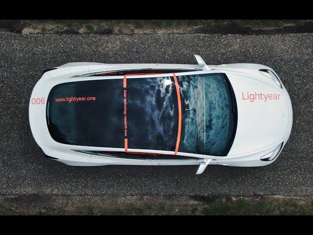 Lightyear Research Vehicle — Tesla Model 3 with solar roof