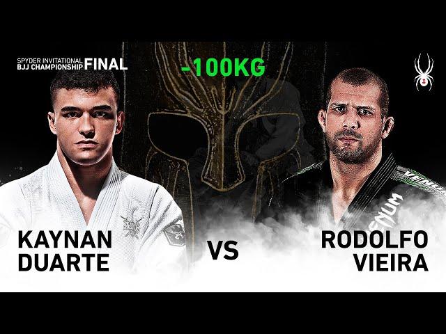 2019 SPYDER INVITATIONAL BJJ CHAMPIONSHIP FINAL -100kg Semi final : K.Duarte vs R.Vieira(Full)