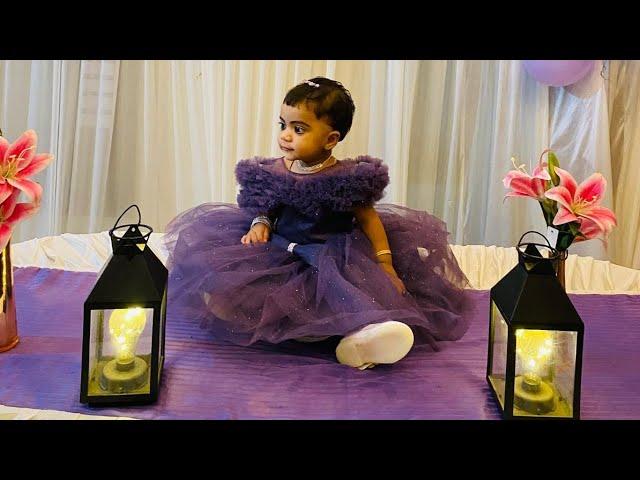 Zeba's Birthday Celebration|Zeba turn one| A small birthday celebration|Shahana's little world