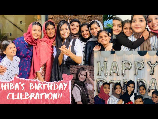 HIBA BADRUDEEN’S BIRTHDAY CELEBRATION+MEETING SIBLINGS SQUAD