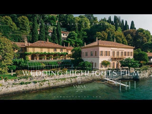 Villa Pizzo wedding film of Steven and Charlotte at Lake Como