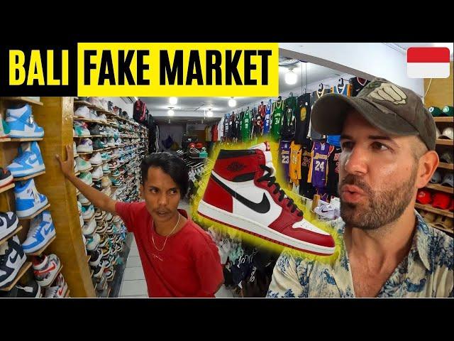 Bali Fake Market Shopping  (Designer Air Jordans)