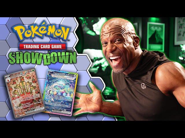 Pokemon TCG: Terry Crews Masters Hydrapple's Syrup Storm! | Stellar Crown Showdown