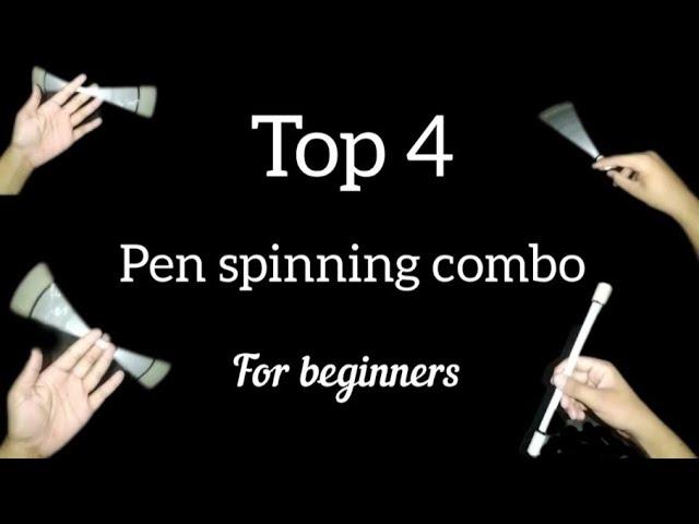 How to spin a pen || Top 4 pen spinning trick's for beginners️