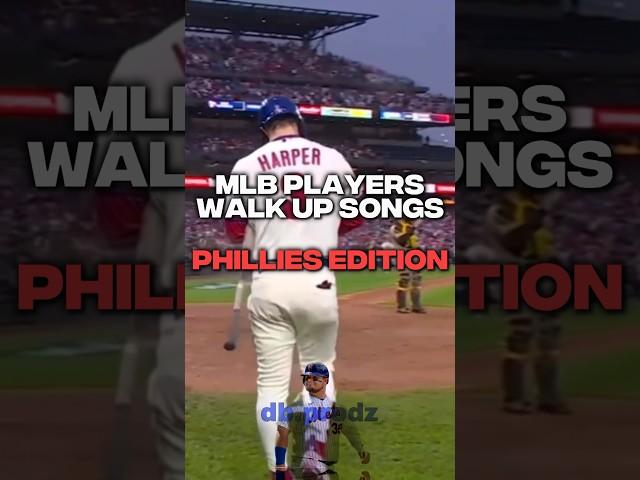 Phillies Walk Up Songs️️#foryou #shorts